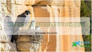 nesting and reproductive behavior