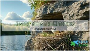 nesting sites and materials