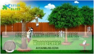 noise-making devices to repel woodpeckers noise-making devices to repel woodpeckers
