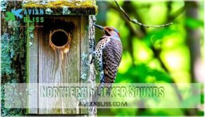 northern flicker sounds