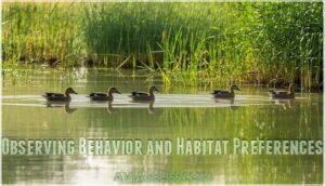 observing behavior and habitat preferences