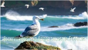 omnivorous and opportunistic feeding