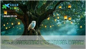 owl's association with magical wisdom