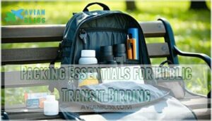 packing essentials for public transit birding packing essentials for public transit birding