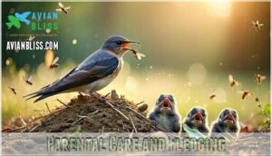 parental care and fledging