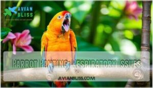 parrot panting: respiratory issues
