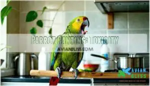 parrot panting: toxicity