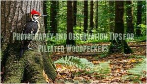 photography and observation tips for pileated woodpeckers