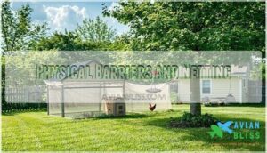 physical barriers and netting