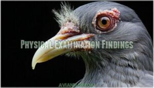 physical examination findings