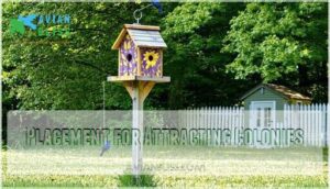 placement for attracting colonies