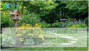 planting native species and reducing lawn area planting native species and reducing lawn area