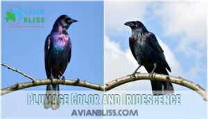 plumage color and iridescence