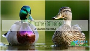 plumage colors