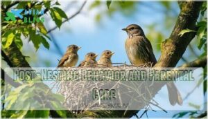post-nesting behavior and parental care