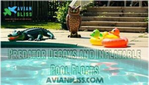 predator decoys and inflatable pool floats