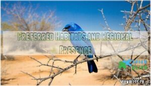 preferred habitats and regional presence
