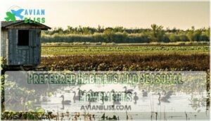 preferred habitats and seasonal movements