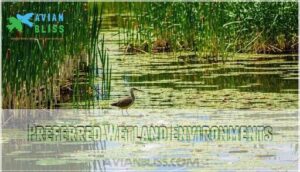 preferred wetland environments