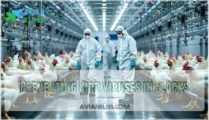 preventing bird viruses in flocks