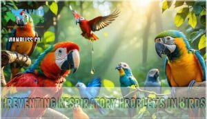 preventing respiratory problems in birds