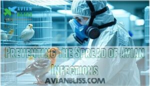 preventing the spread of avian infections