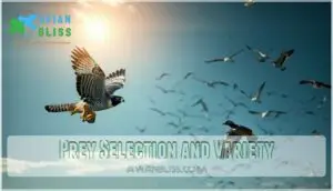 prey selection and variety