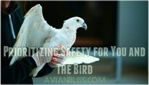 prioritizing safety for you and the bird