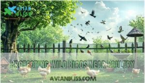 protecting wild birds near poultry