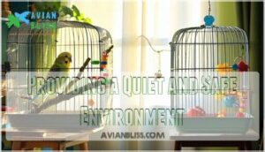 providing a quiet and safe environment