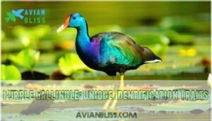 purple gallinule: unique identification traits