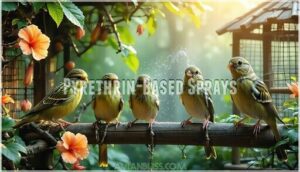 pyrethrin-based sprays