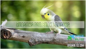 reasons for beak banging