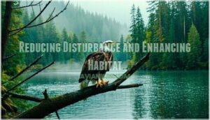 reducing disturbance and enhancing habitat