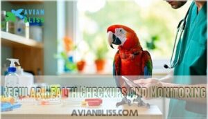 regular health checkups and monitoring