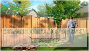 replacing rotting wood to prevent infestations replacing rotting wood to prevent infestations