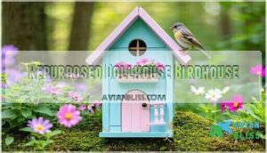 repurposed dollhouse birdhouse repurposed dollhouse birdhouse