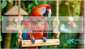 respiratory distress and discharge