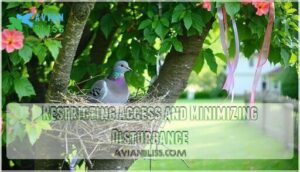 restricting access and minimizing disturbance restricting access and minimizing disturbance