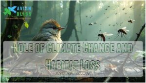 role of climate change and habitat loss