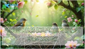 role of males and females in nest construction role of males and females in nest construction