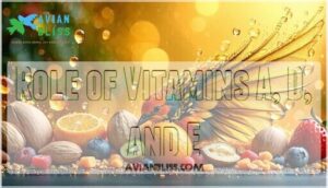 role of vitamins a, d, and e