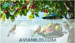 safe human foods for wild birds