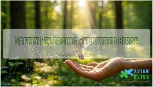 safely releasing recovered birds
