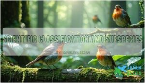 scientific classification and subspecies