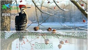 seasonal diet shifts: nuts and fruits