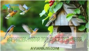 seasonal foods for backyard birds