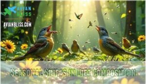 seasonal shifts in diet composition