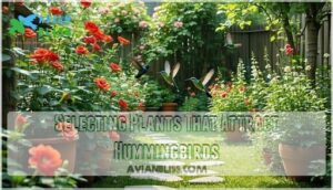 selecting plants that attract hummingbirds
