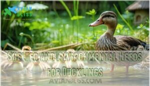 shelter and environmental needs for ducklings